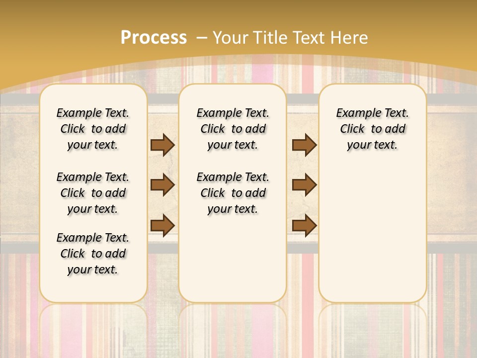 Paint Striped Festive PowerPoint Template