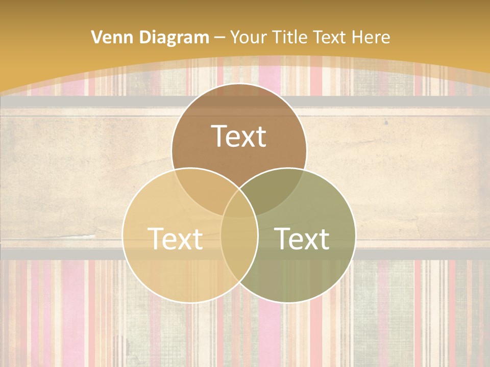 Paint Striped Festive PowerPoint Template