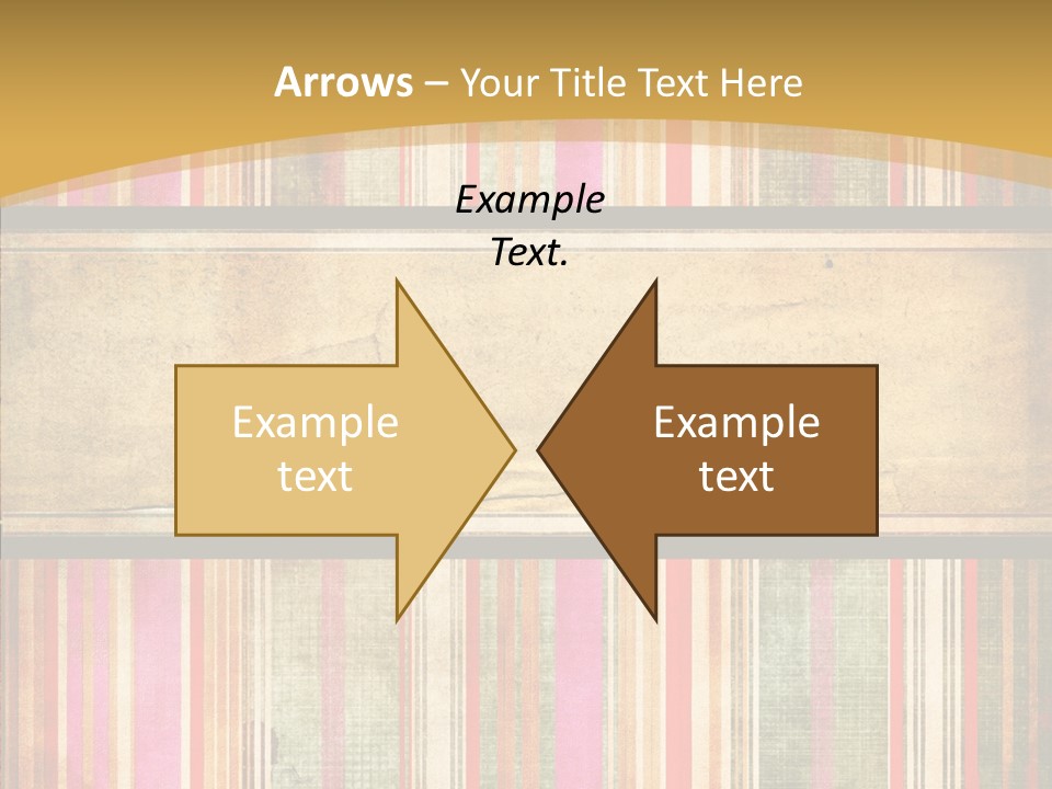 Paint Striped Festive PowerPoint Template