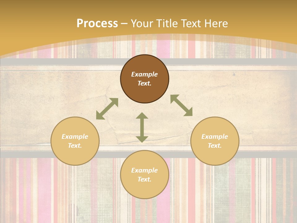 Paint Striped Festive PowerPoint Template