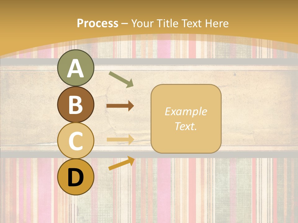 Paint Striped Festive PowerPoint Template