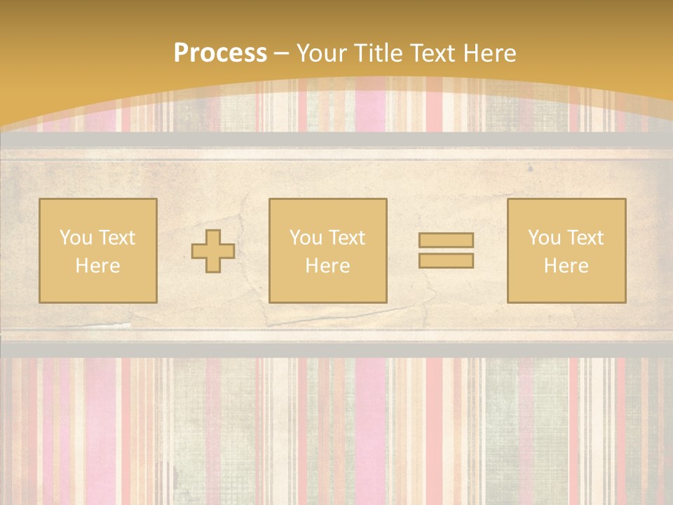 Paint Striped Festive PowerPoint Template