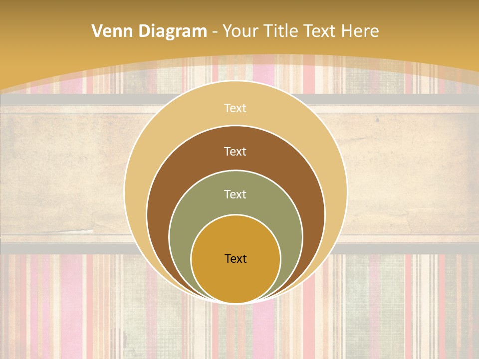 Paint Striped Festive PowerPoint Template