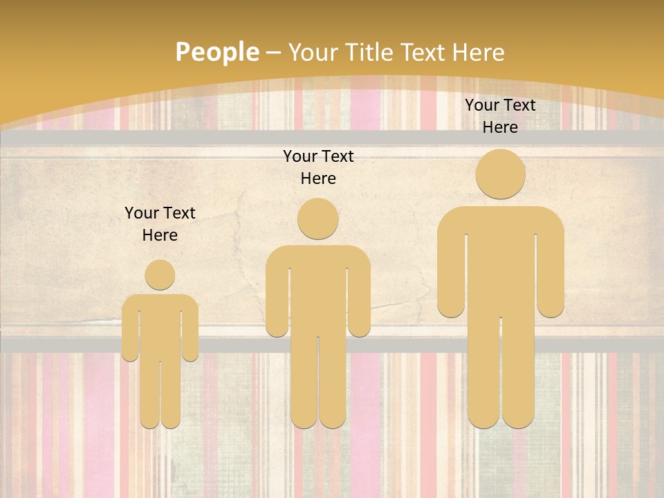 Paint Striped Festive PowerPoint Template