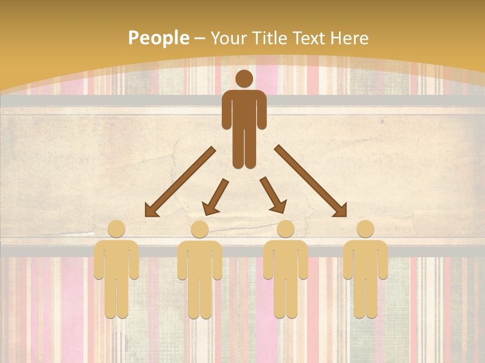 Paint Striped Festive PowerPoint Template