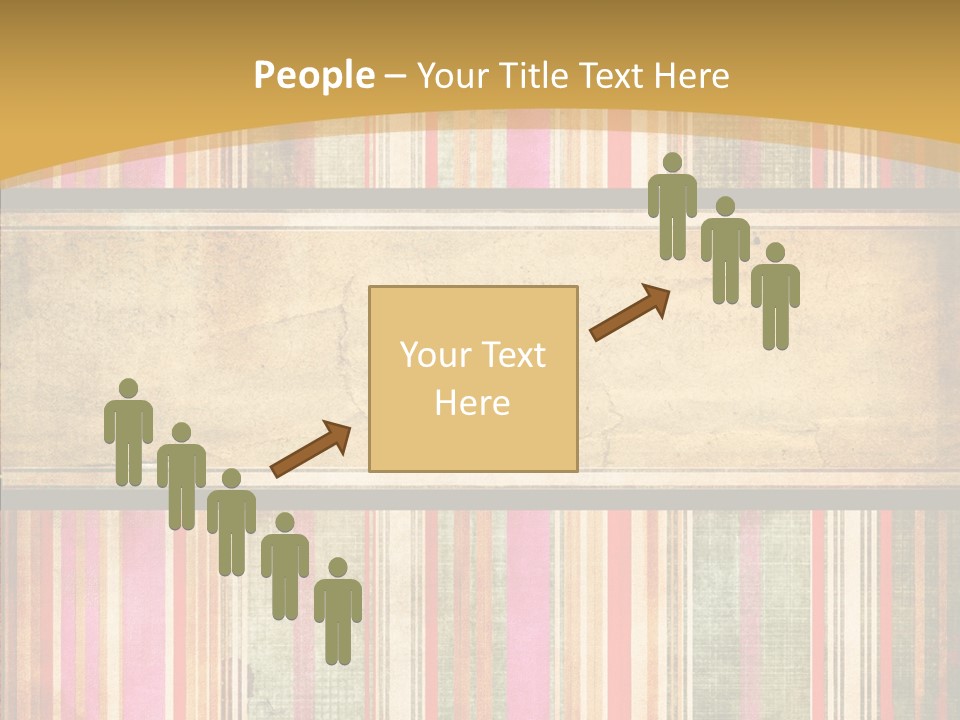 Paint Striped Festive PowerPoint Template