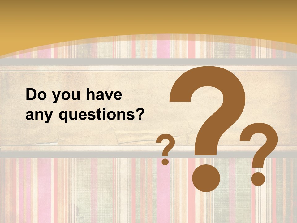 Paint Striped Festive PowerPoint Template