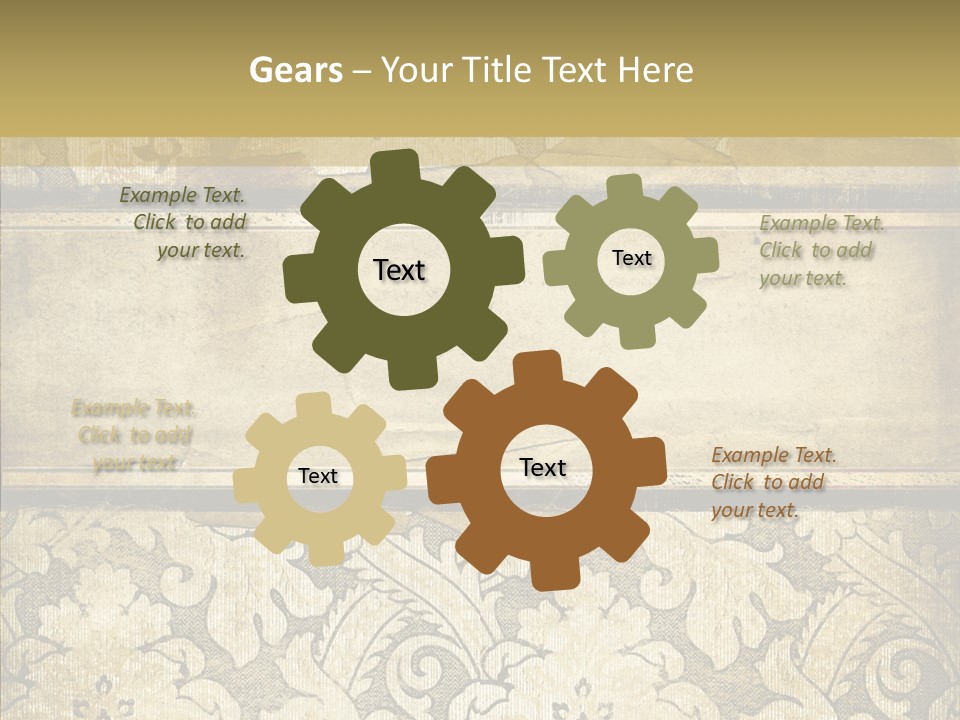 Conference Li Ten Chair PowerPoint Template