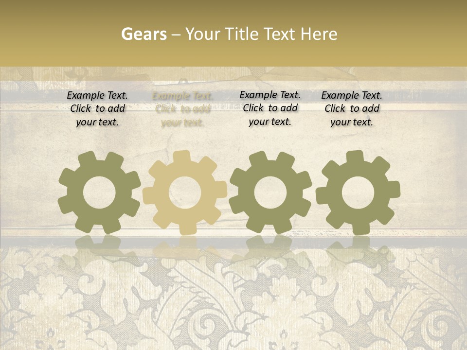 Conference Li Ten Chair PowerPoint Template