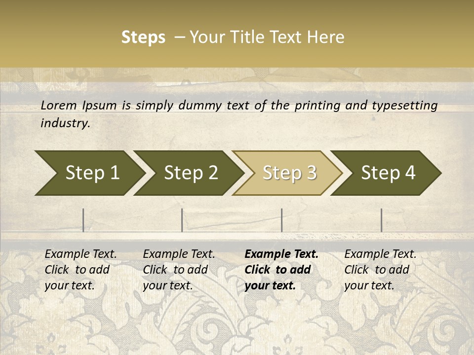 Conference Li Ten Chair PowerPoint Template