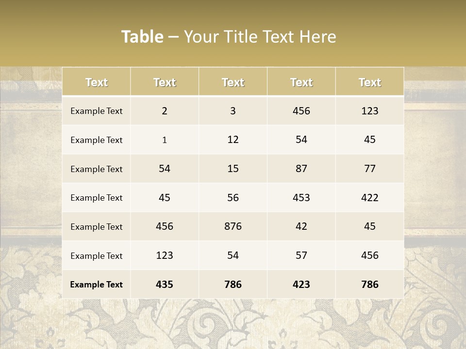 Conference Li Ten Chair PowerPoint Template