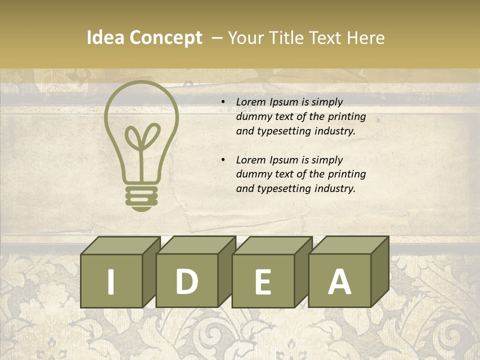 Conference Li Ten Chair PowerPoint Template