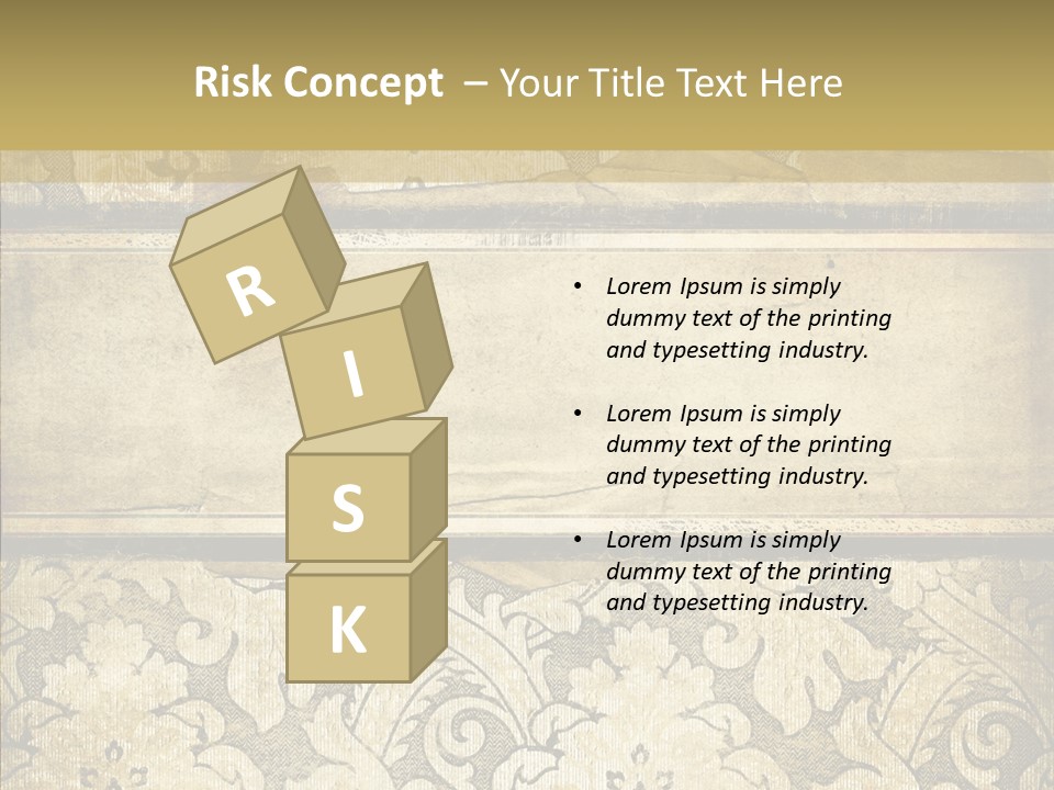 Conference Li Ten Chair PowerPoint Template