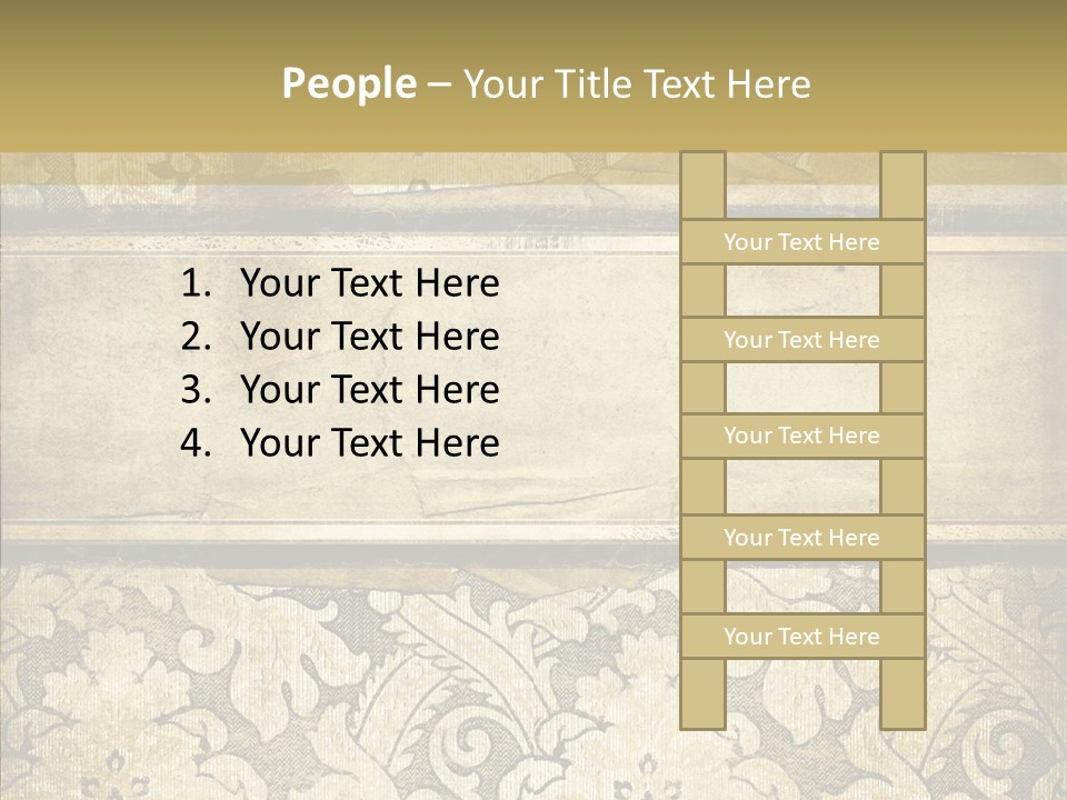 Conference Li Ten Chair PowerPoint Template