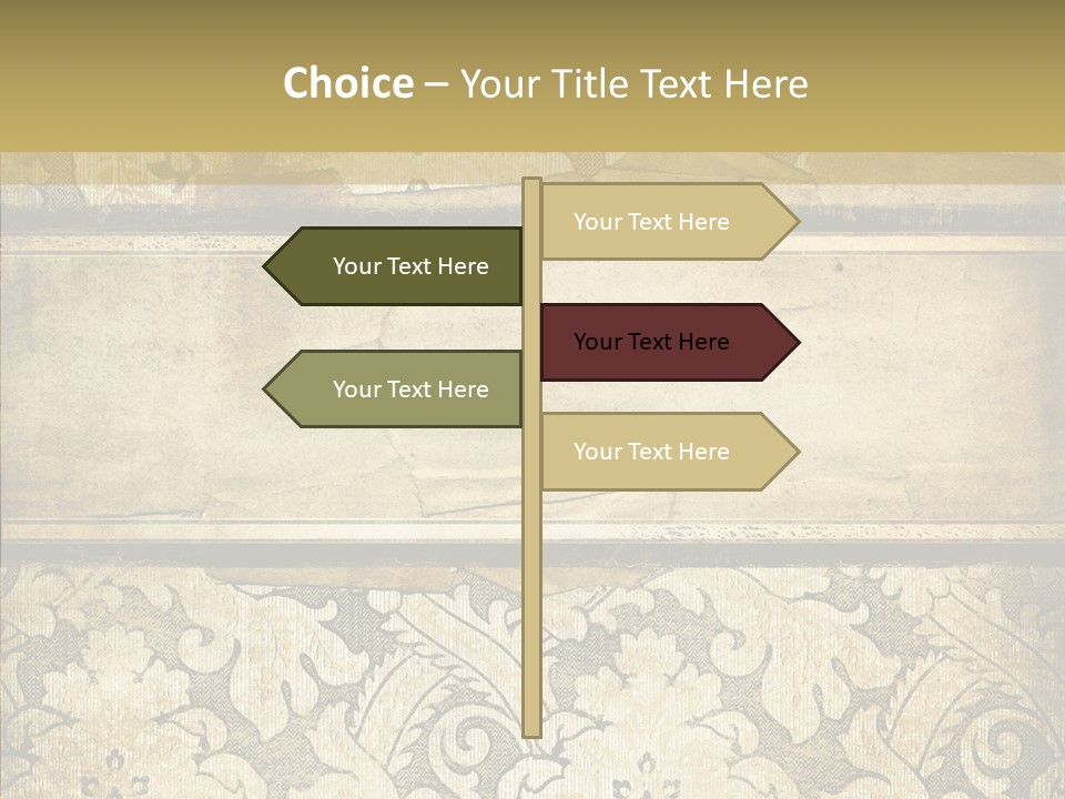 Conference Li Ten Chair PowerPoint Template
