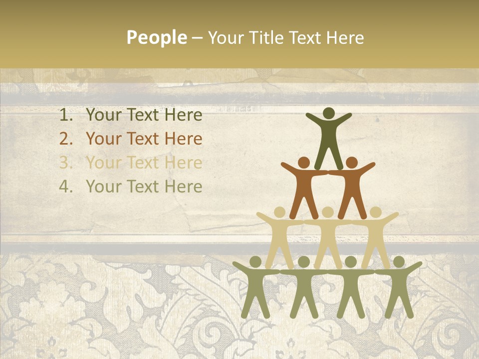 Conference Li Ten Chair PowerPoint Template