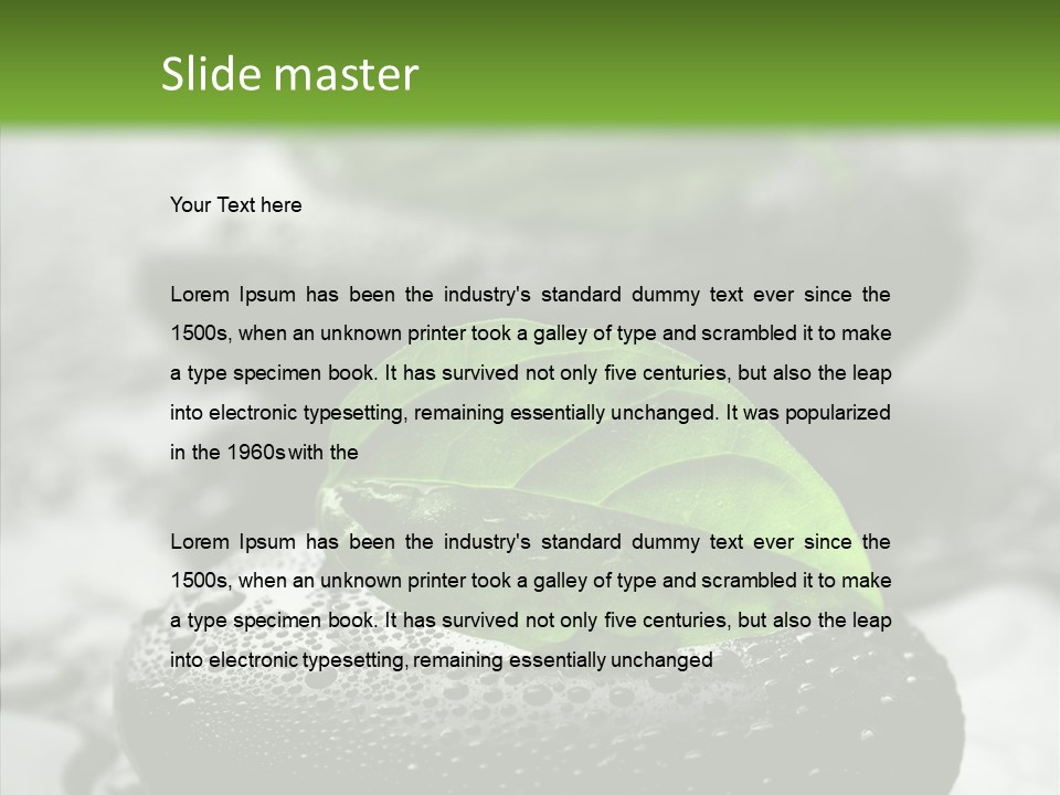 Medicine Zen-Like Wellbeing PowerPoint Template