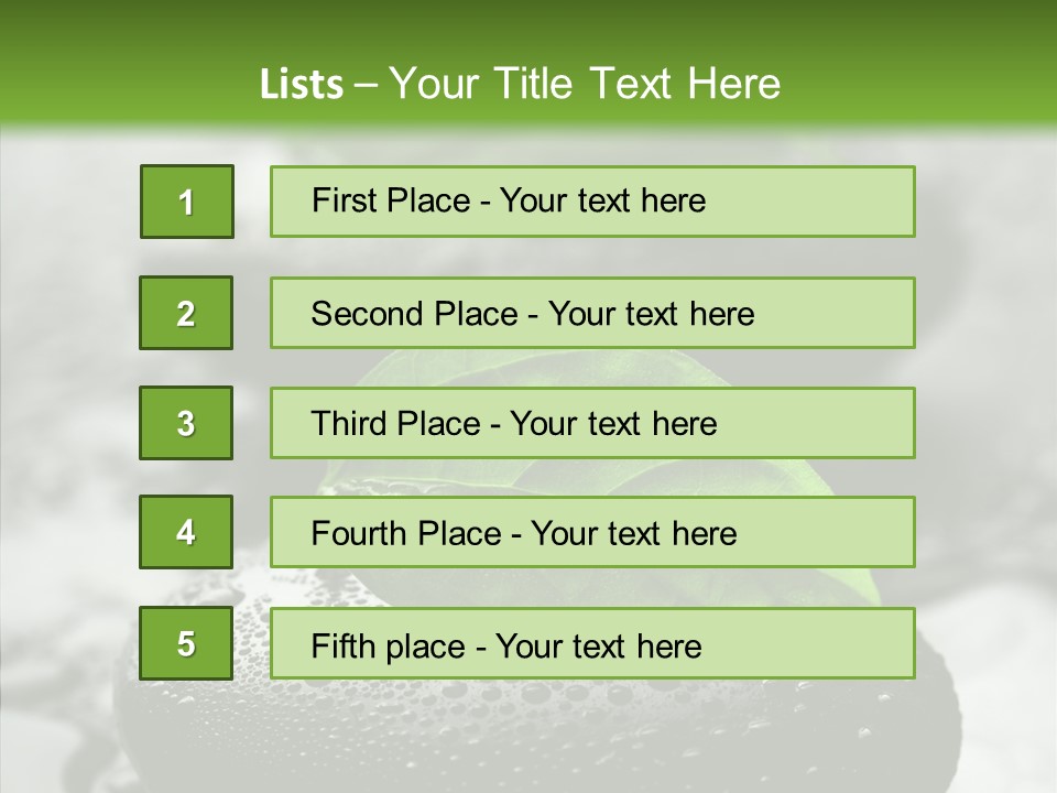 Medicine Zen-Like Wellbeing PowerPoint Template