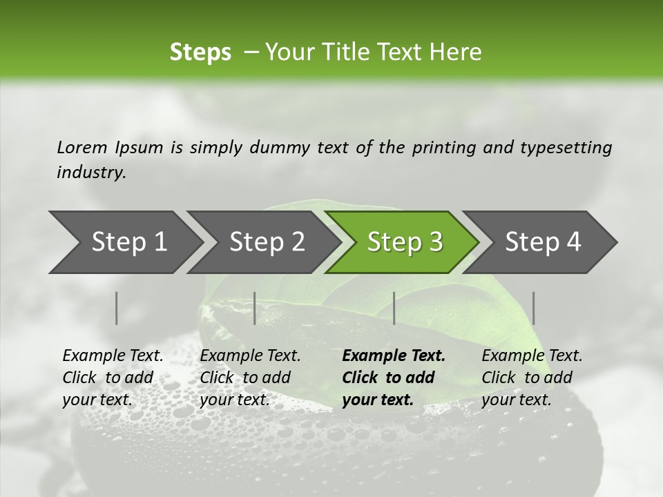 Medicine Zen-Like Wellbeing PowerPoint Template