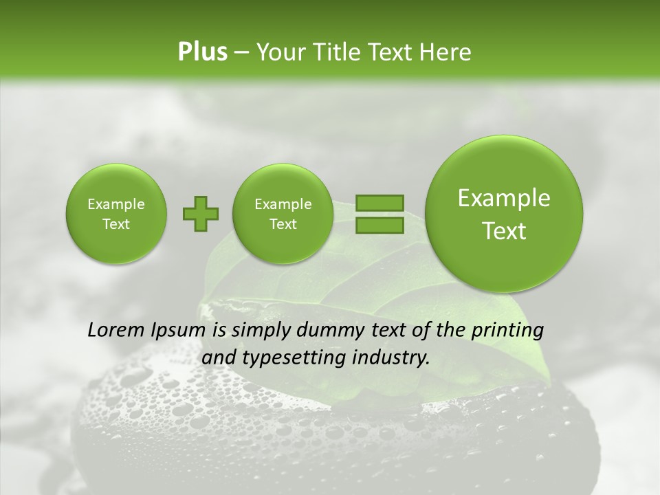 Medicine Zen-Like Wellbeing PowerPoint Template