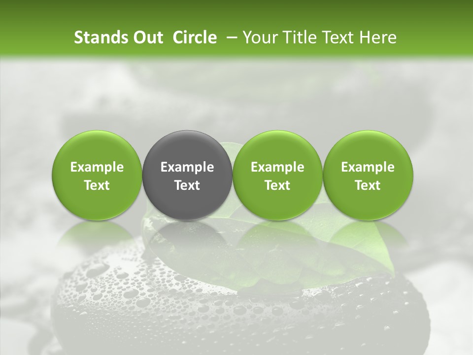 Medicine Zen-Like Wellbeing PowerPoint Template