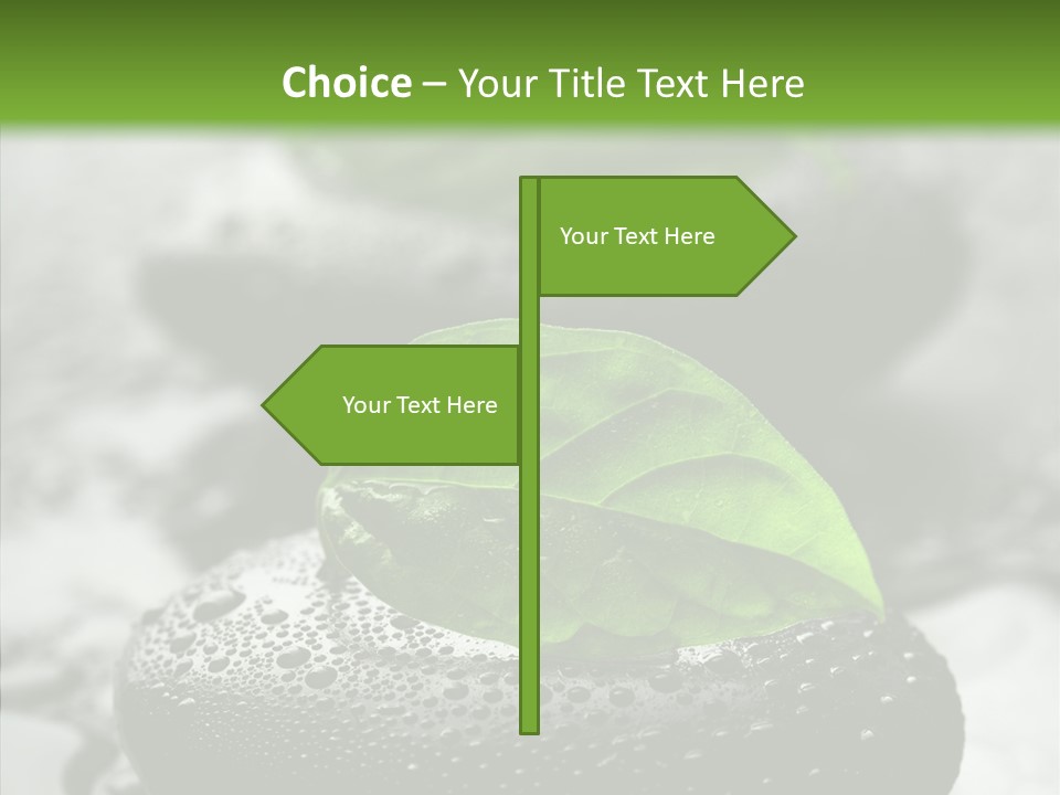 Medicine Zen-Like Wellbeing PowerPoint Template