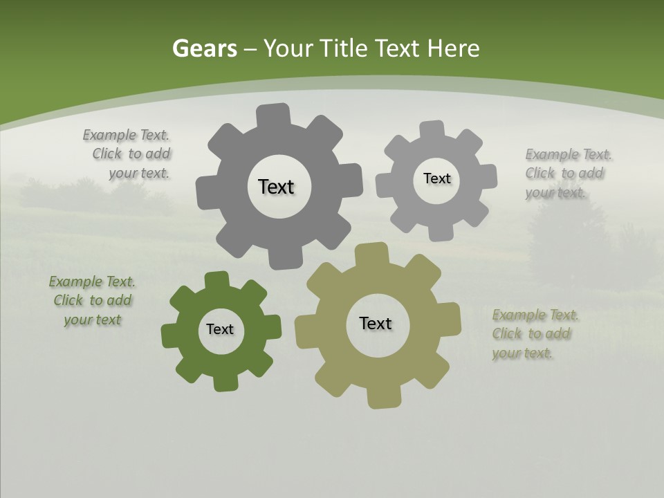 Outdoors Field Cold PowerPoint Template