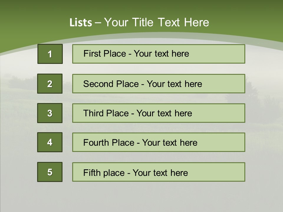 Outdoors Field Cold PowerPoint Template