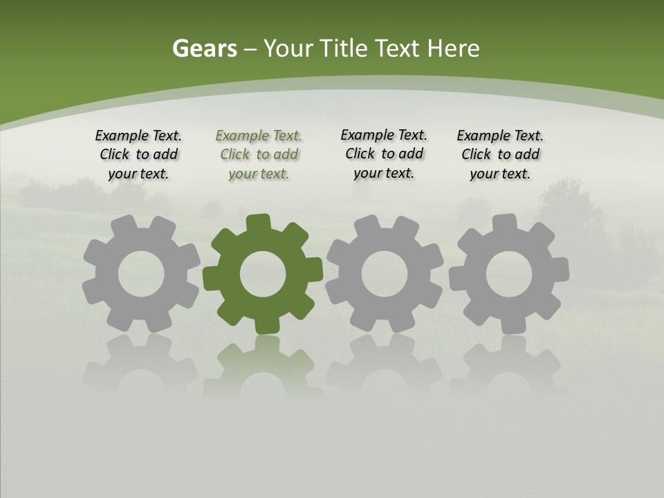 Outdoors Field Cold PowerPoint Template