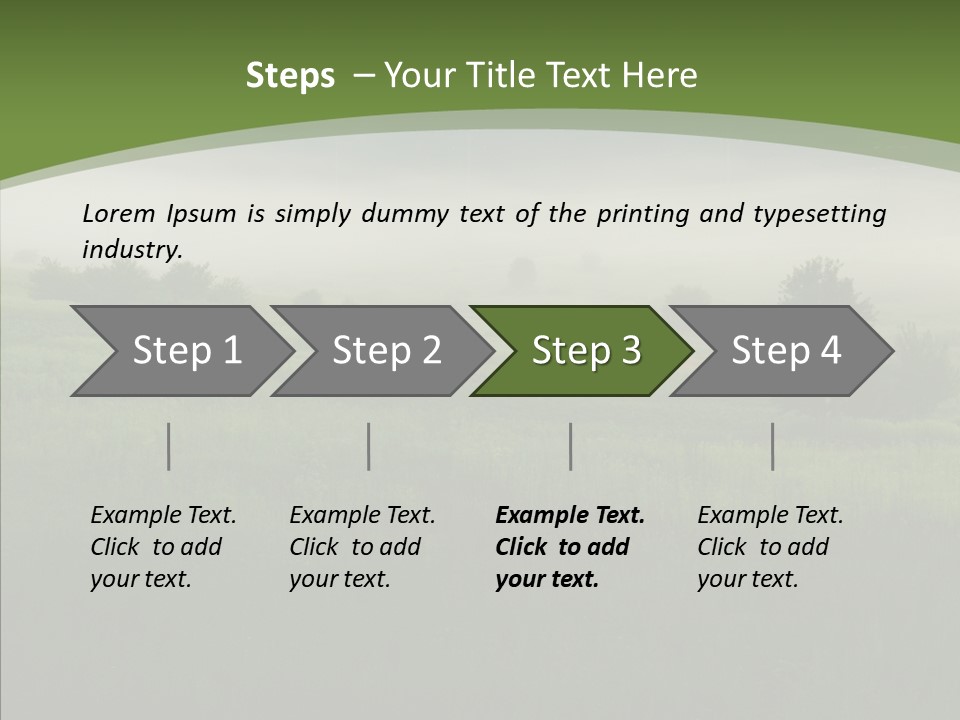 Outdoors Field Cold PowerPoint Template