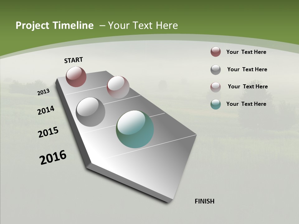 Outdoors Field Cold PowerPoint Template