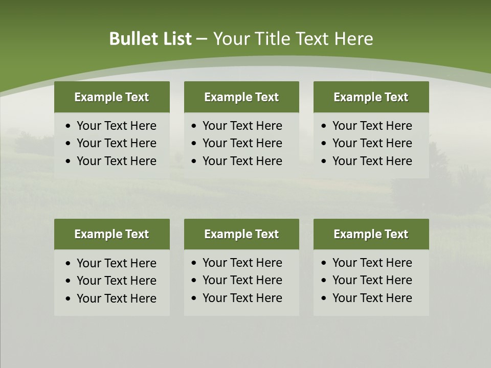 Outdoors Field Cold PowerPoint Template