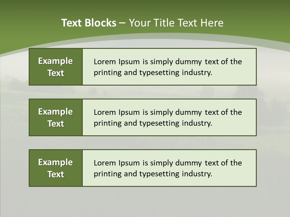 Outdoors Field Cold PowerPoint Template