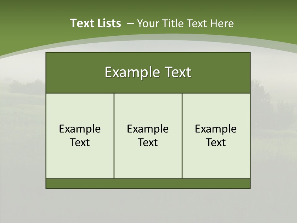 Outdoors Field Cold PowerPoint Template