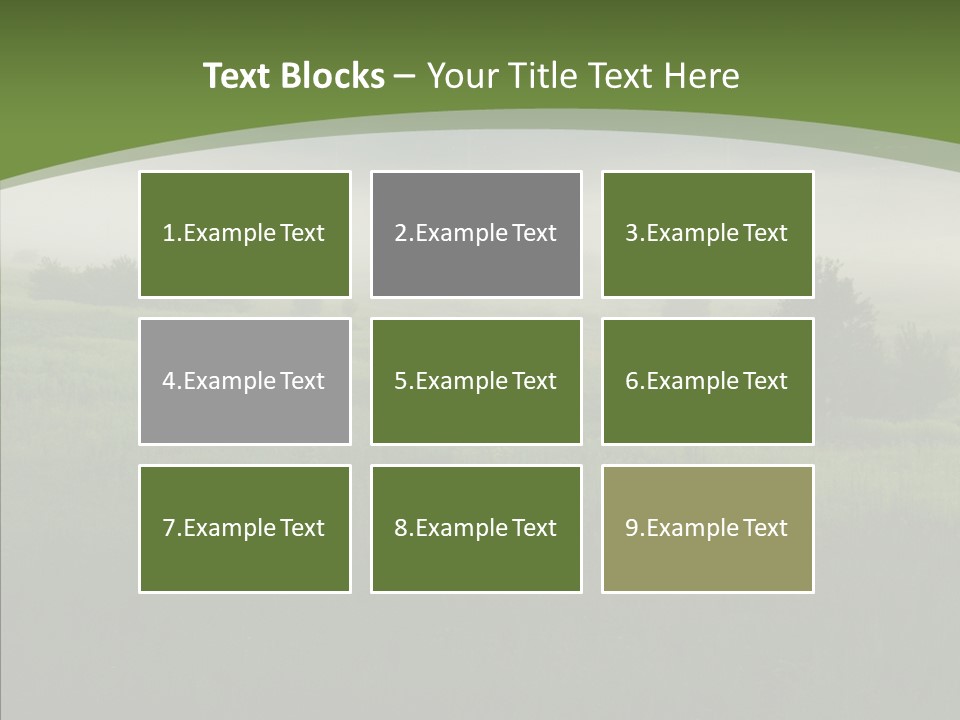 Outdoors Field Cold PowerPoint Template