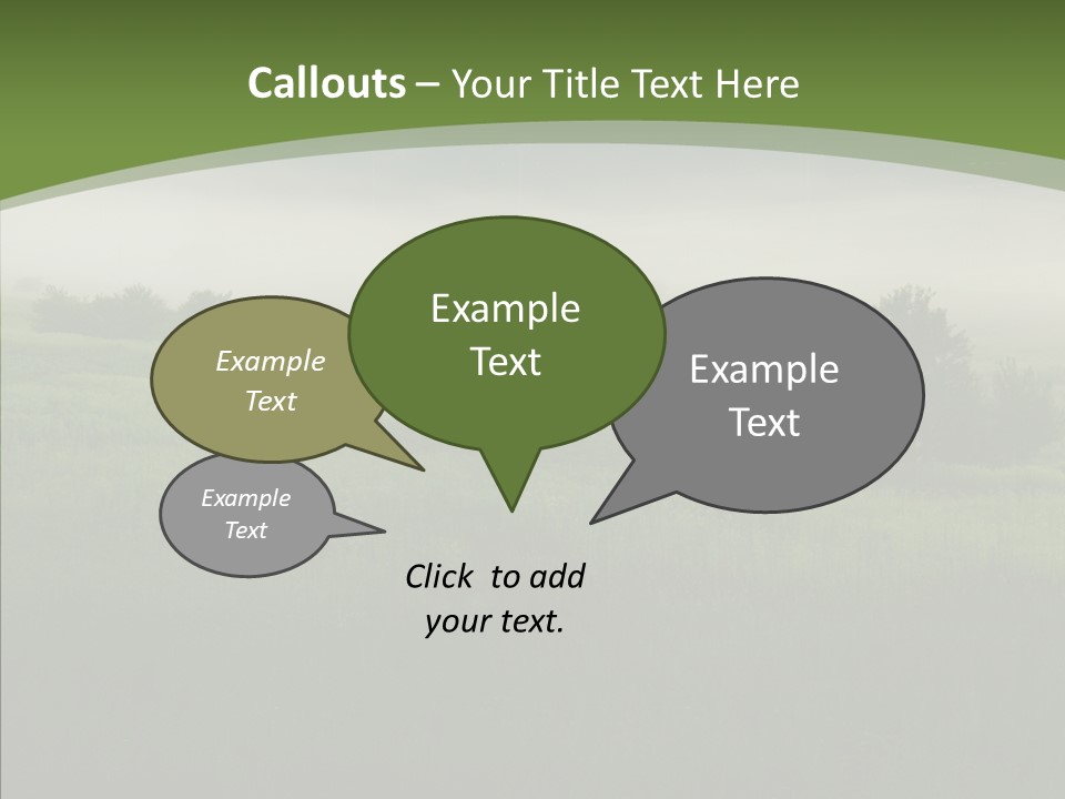 Outdoors Field Cold PowerPoint Template