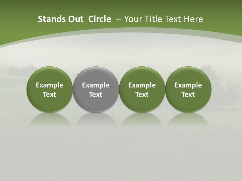 Outdoors Field Cold PowerPoint Template