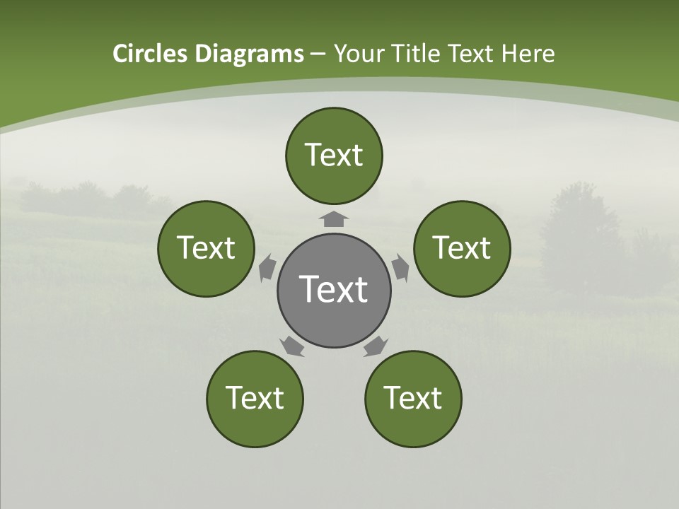 Outdoors Field Cold PowerPoint Template