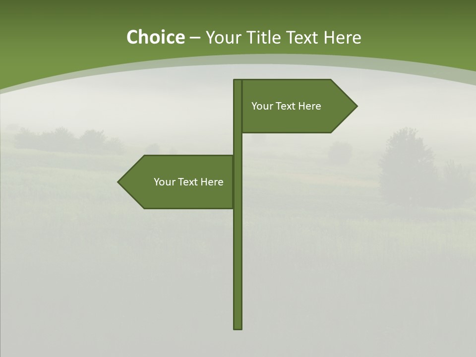 Outdoors Field Cold PowerPoint Template