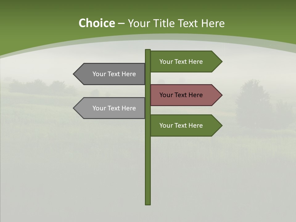 Outdoors Field Cold PowerPoint Template