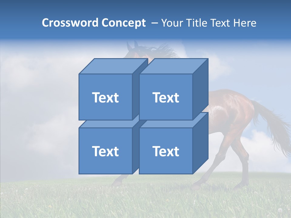 Pasture Ranch Eye PowerPoint Template