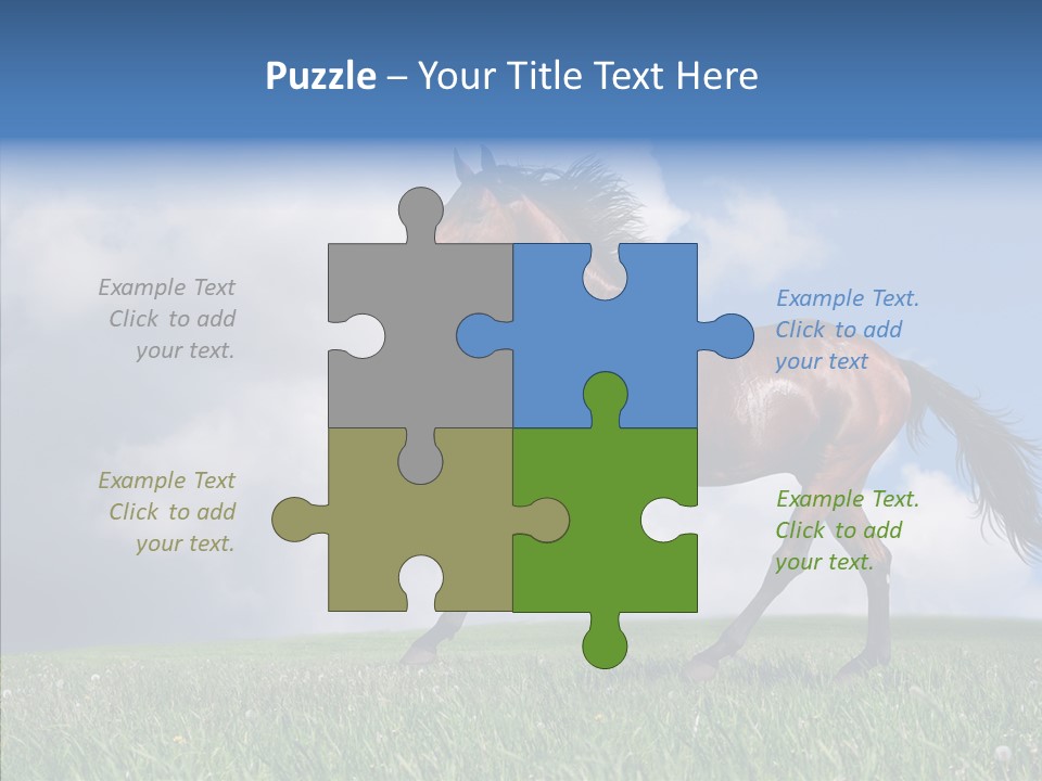 Pasture Ranch Eye PowerPoint Template