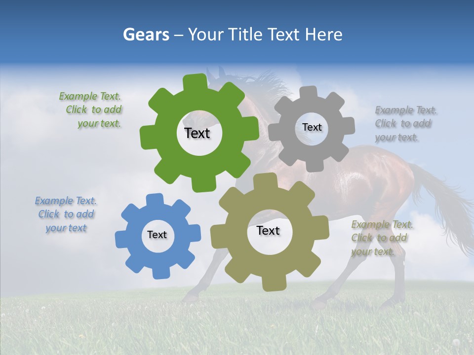 Pasture Ranch Eye PowerPoint Template