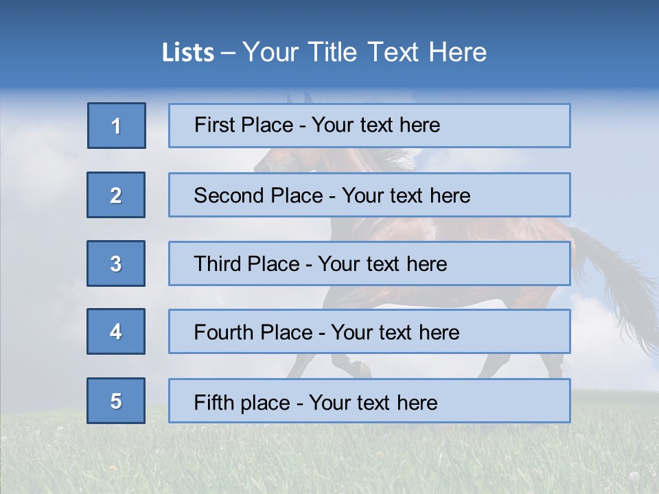 Pasture Ranch Eye PowerPoint Template