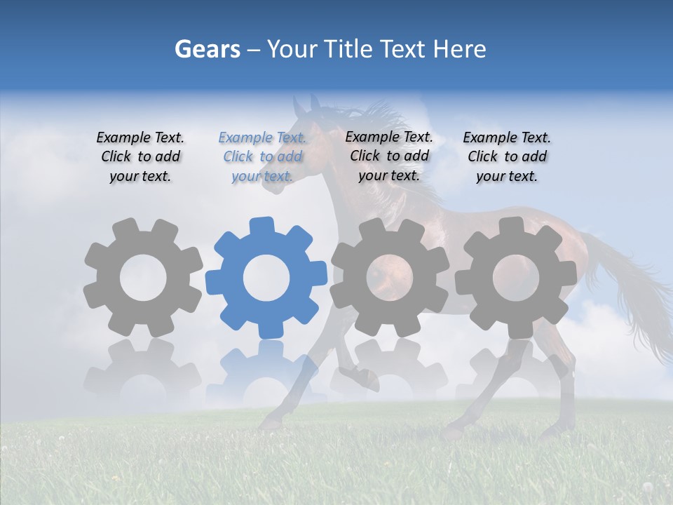 Pasture Ranch Eye PowerPoint Template