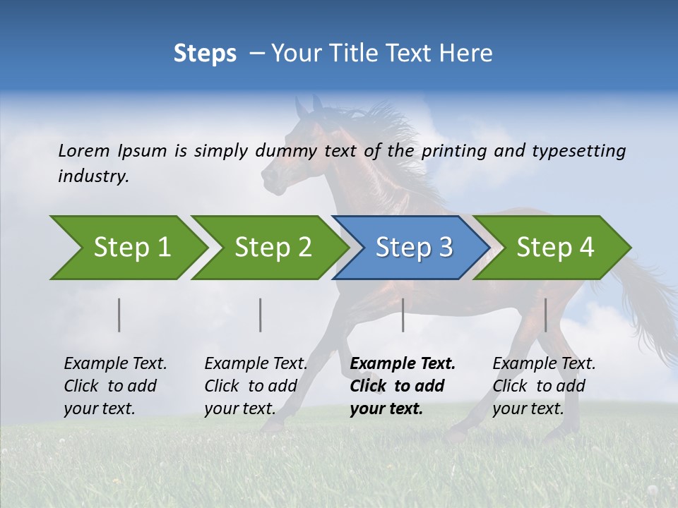 Pasture Ranch Eye PowerPoint Template