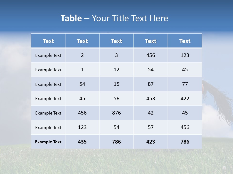 Pasture Ranch Eye PowerPoint Template
