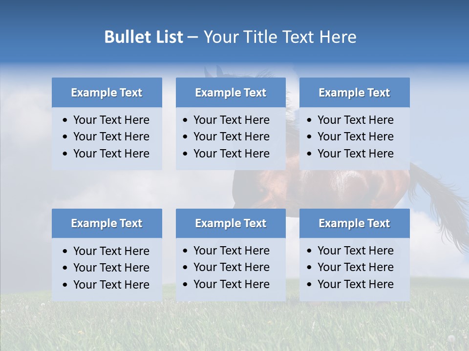 Pasture Ranch Eye PowerPoint Template