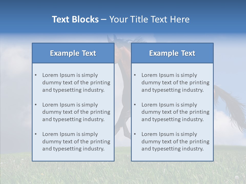Pasture Ranch Eye PowerPoint Template