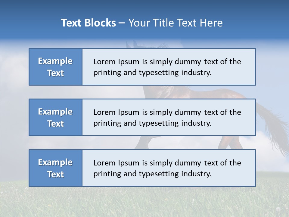 Pasture Ranch Eye PowerPoint Template